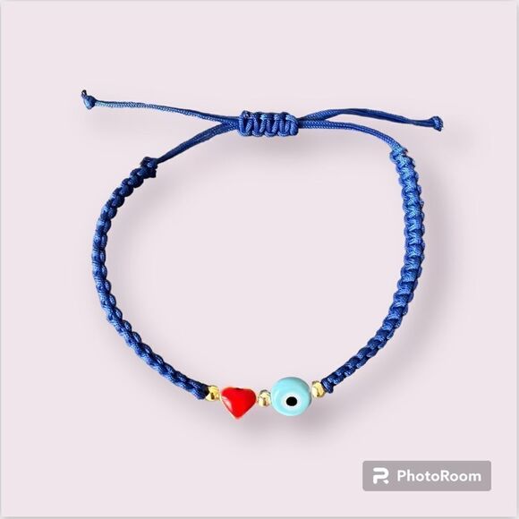 Evil Eye Lucky Macramé Protection Good Luck Bracelet NEW - Picture 1 of 3